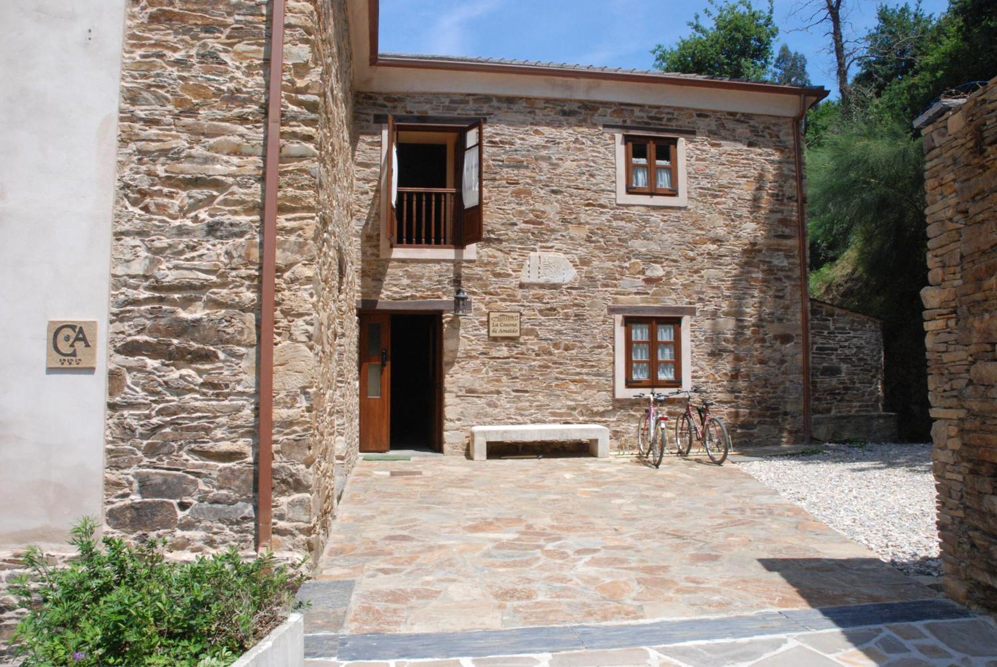 La Casona de Amaido Hostal San Tirso de Abres Exterior foto